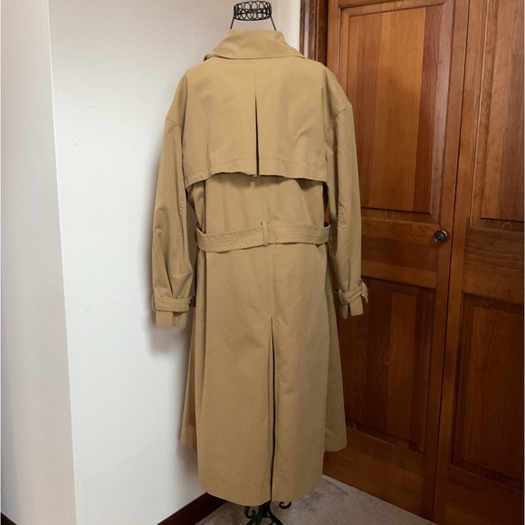 Women's Pleated Back Trench Coat - Nili Lotan x Target Khaki, Large - Picture 4 of 10